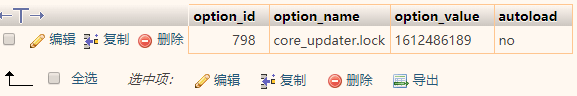 解决升级 WordPress 时提示“另一更新正在进行”